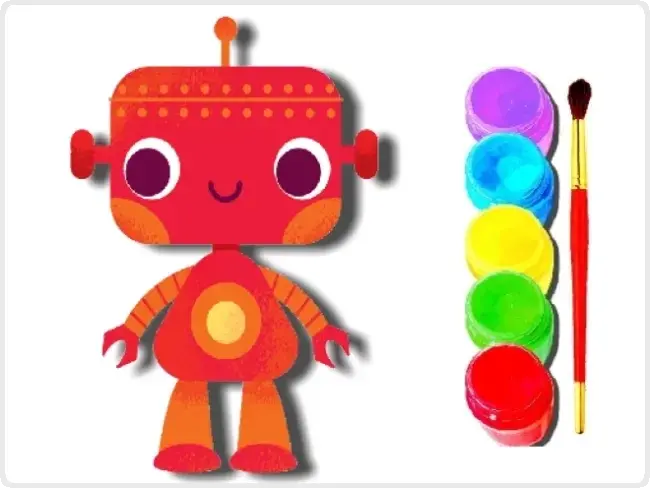 BTS Robot Coloring Book BTS Robot Coloring Book
