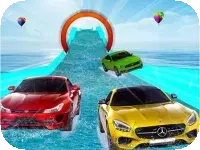 Water Slide Car Stunt Racing Game 3D Water Slide Car Stunt Racing Game 3D