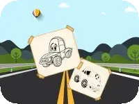 Funny Cars For Kids Coloring Funny Cars For Kids Coloring