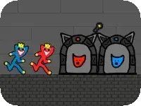 Red and Blue Stickman Huggy 2 Red and Blue Stickman Huggy 2