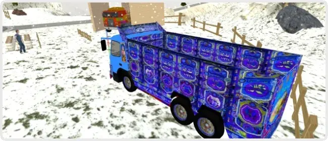 Indian Cargo Truck Driver Indian Cargo Truck Driver