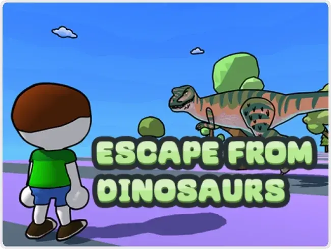 Escape from dinosaurs Escape from dinosaurs