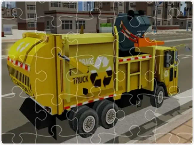 Garbage Trucks Jigsaw Garbage Trucks Jigsaw