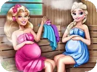 Cute Mommies Pregnant Sauna Cute Mommies Pregnant Sauna