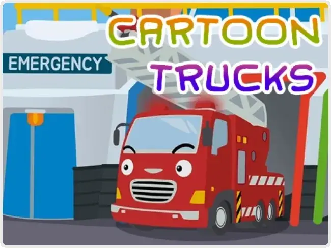 Cartoon Trucks Jigsaw Cartoon Trucks Jigsaw