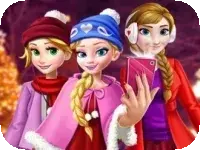 Princess Christmas Selfie Princess Christmas Selfie