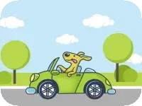 Animal Happy Drive Coloring Animal Happy Drive Coloring