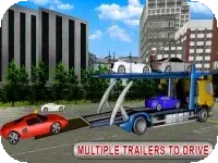 Trailer Cargo Truck Offroad Transporter Trailer Cargo Truck Offroad Transporter