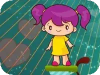 Valentine Girl Jumping Valentine Girl Jumping