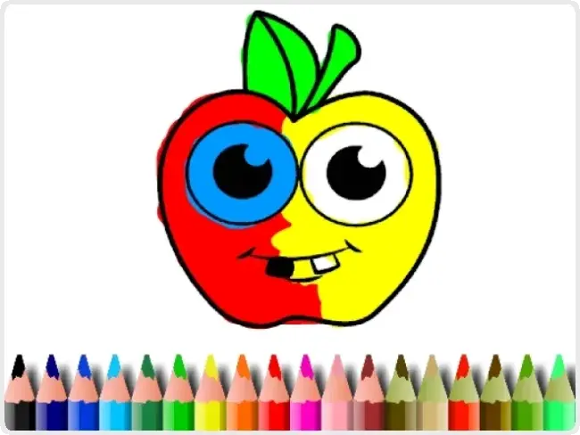 BTS Apple Coloring Book BTS Apple Coloring Book