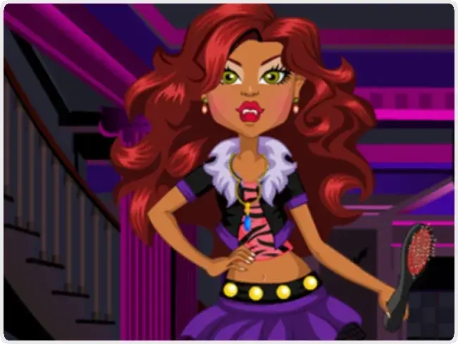 Clawdeen Wolf flirting Dressup Clawdeen Wolf flirting Dressup