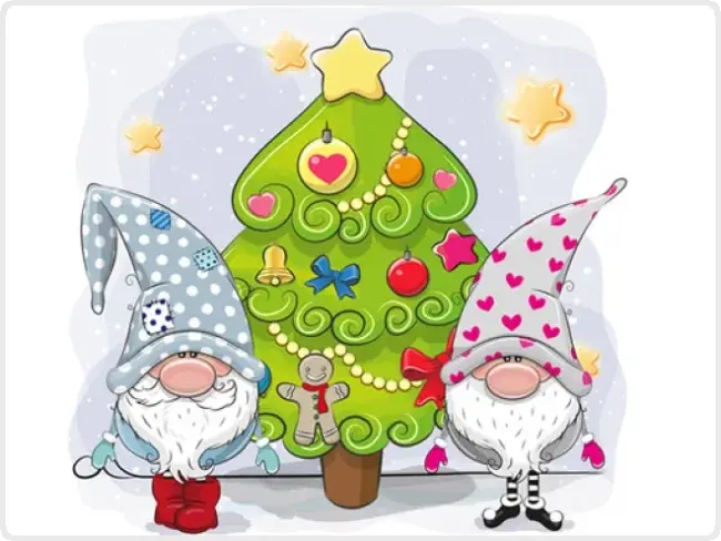 Cute Gnomes Hidden Stars Cute Gnomes Hidden Stars