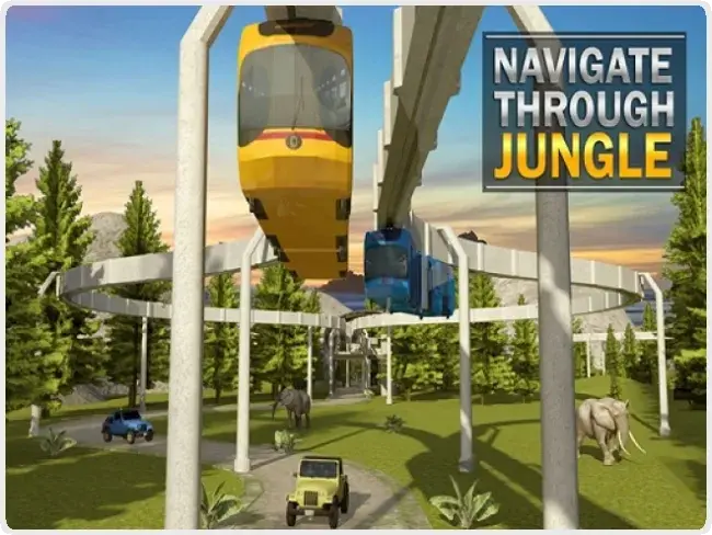 Elevated Train Driving Simulator Sky Tram Driver Elevated Train Driving Simulator Sky Tram Driver