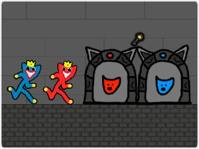 Red and Blue Stickman Huggy 2 Red and Blue Stickman Huggy 2