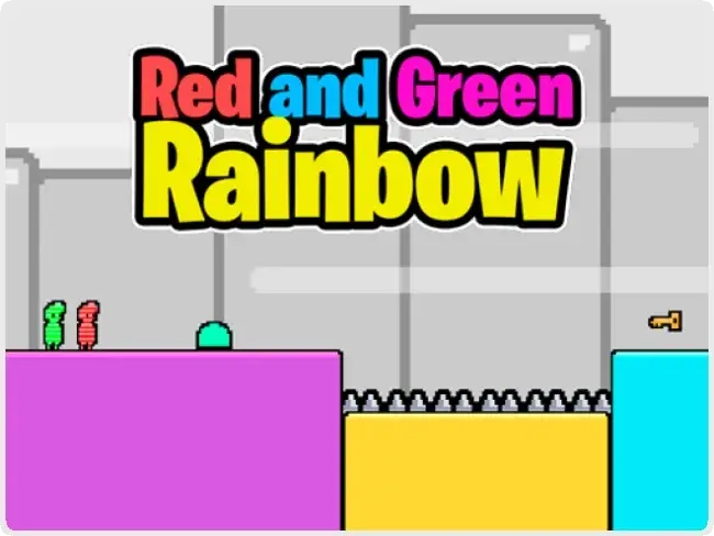 Red and Green Rainbow Red and Green Rainbow