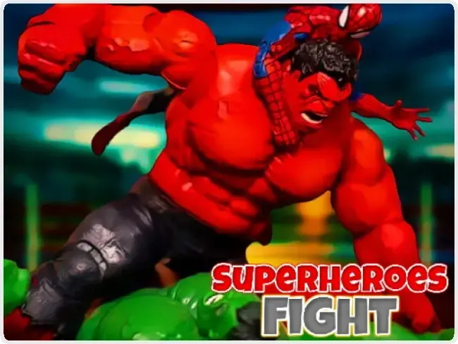 Superheroes Fight Superheroes Fight